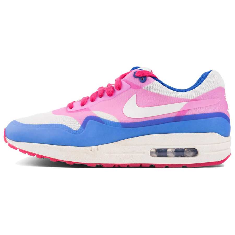 Nike Nike Air Max 1 Abrasion Resistant Low top Running Shoes Men's Pink