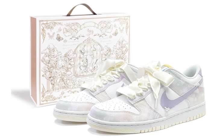 Nike Nike Dunk Low top Skateboard Shoes GS Pink Purple