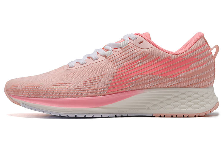 Li-Ning Li Ning Red Hare 4 V2 Racing Fabric Rebound Cushioning Breathable Low top Running Shoes Women's Crystal Pink