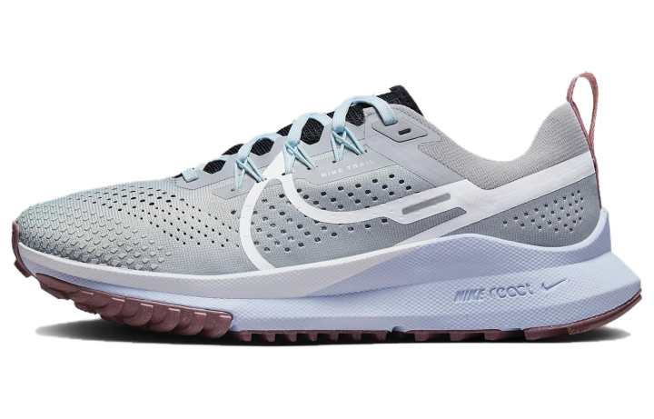Nike Nike React Pegasus Trail 4 Light Smoke Grey Black Glacier Blue White Women's