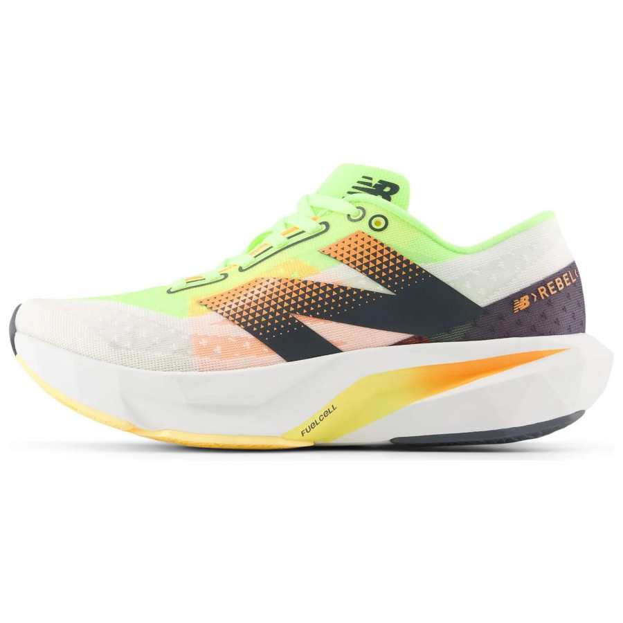 New Balance FuelCell Rebel Wmns New Balance v4 'White Bleached Lime Glo' Women's