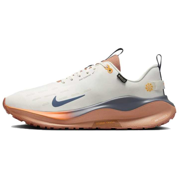 Nike Nike InfinityRN 4 Abrasion Resistant Breathable Coverage Low top Casual Running Shoes Men's White Orange