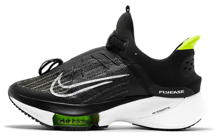 Nike Nike Air Zoom Tempo Next% FlyEase Black/White/Green Women's