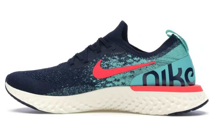 Nike Nike Epic React Flyknit College Navy Hyper Jade