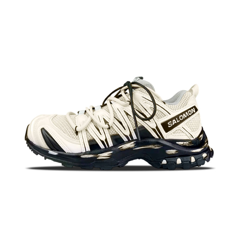 SALOMON XA PRO 3D Cushioning Support Low top Trail Running Training Running Shoes Unisex Black White