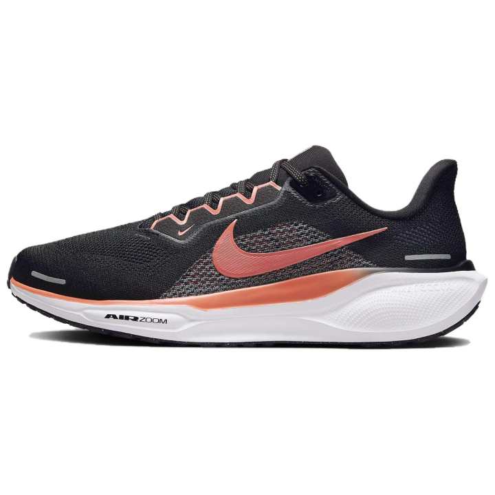 Nike Nike Pegasus 41 Comfortable Low top Casual Running Shoes Men's Black Orange