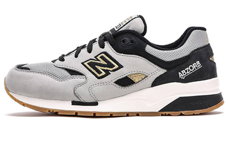 New Balance New Balance NB 1600 Cow Leather, Textile Low top Running Shoes Women's Gray Black