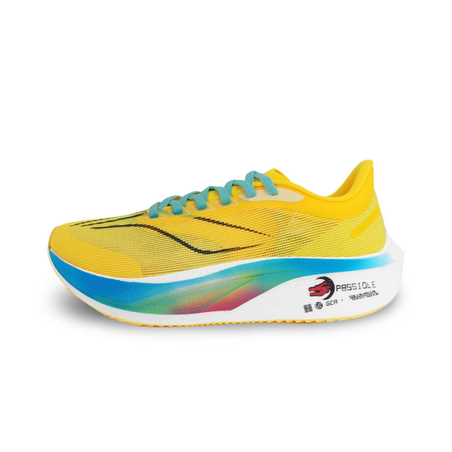Li-Ning Li Ning Feidian 4 Challenger Running Shoes Men's Low Top White/Green