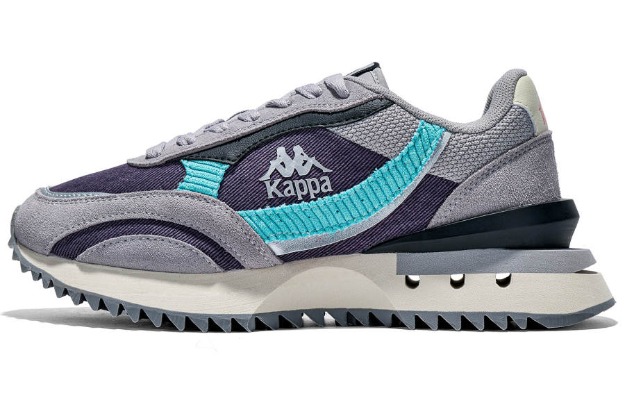 Kappa Slip Resistant Abrasion Resistant Low top Running Shoes Women's Purple Gray Blue