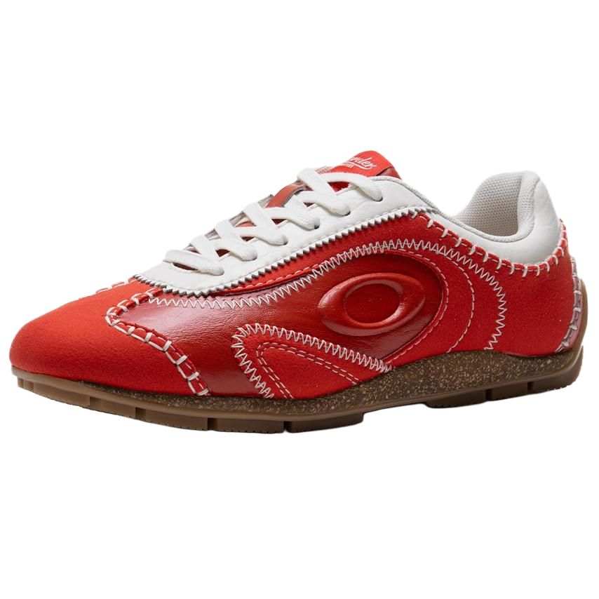 OLD ORDER Turbo Lite Low top German Army Trainers Unisex Rouge Red