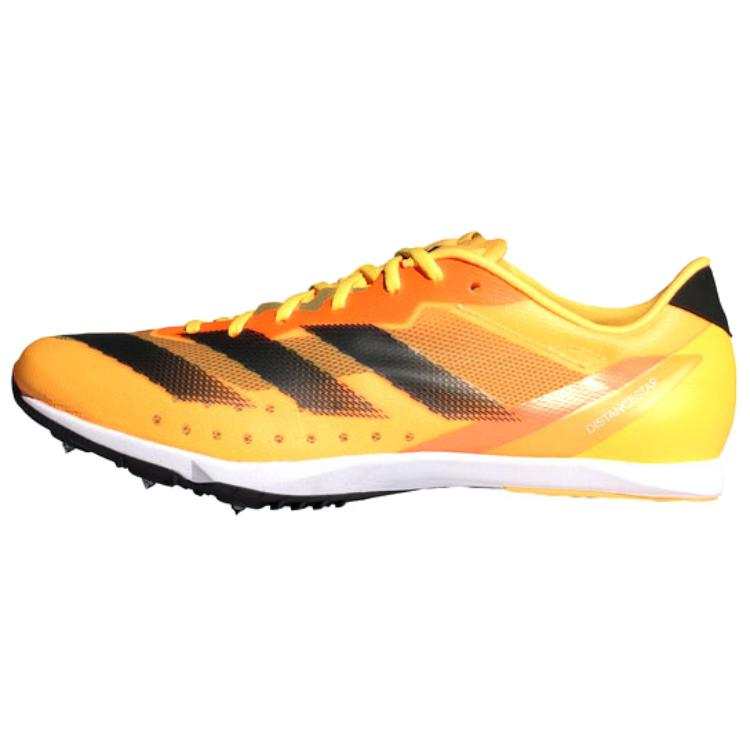 Adidas Adidas Adizero Distancestar Slip Resistant Abrasion Resistant Low top Running Shoes Men's Orange Yellow