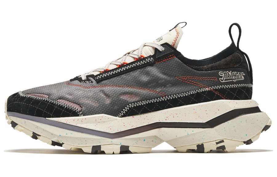 Anta x OCCUPY Comfortable Low top Running Shoes Men's Beige Black