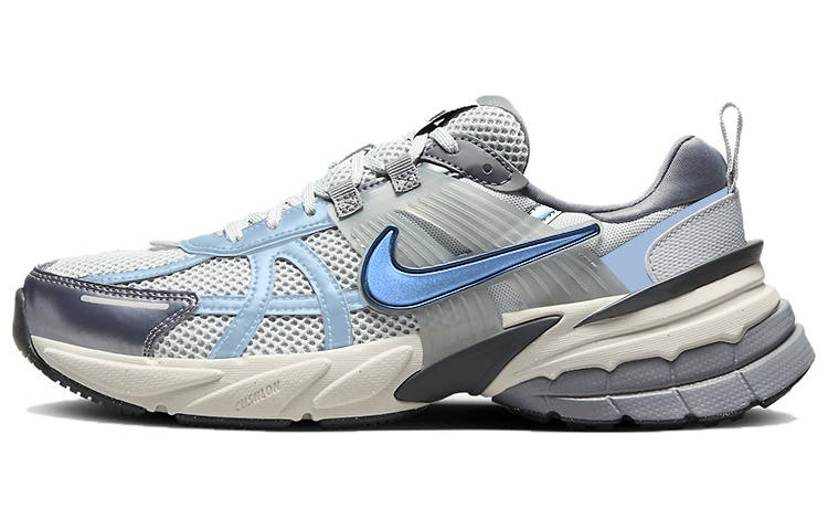 Nike Nike V2K Run Cushioning Slip Resistant Abrasion Resistant Low top Casual Running Shoes Women's Gray