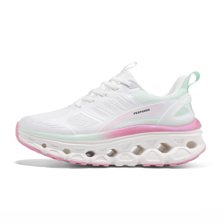 Keep Beat Running Shoes Unisex Low Top White, Blue, Green