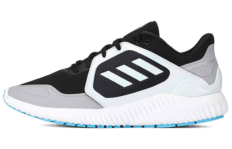 Adidas Adidas CLIMAWARM Fabric Cushioning Slip Resistant Abrasion Resistant Low top Marathon Running Shoes Men's Black Gray