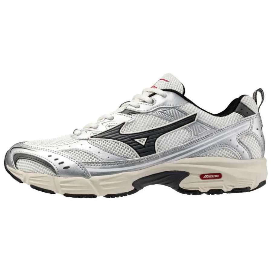 Mizuno Slip Resistant Abrasion Resistant Low top Running Shoes Unisex Silver Black