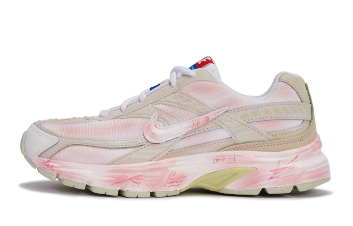 Nike Nike Initiator Abrasion Resistant Low top Running Shoes Women's White Pink Brown