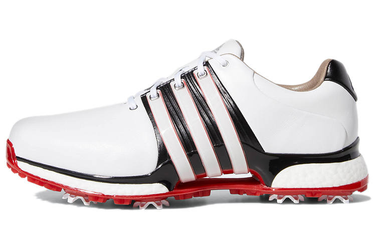 Adidas Adidas Tour360 Xt Abrasion Resistant Low top Golf Shoes Men's White Black Red