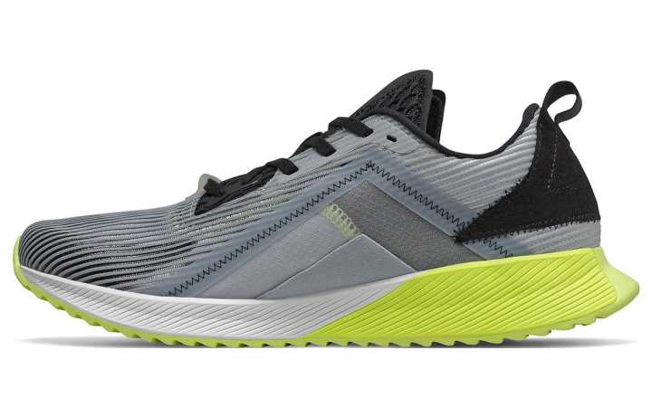New Balance New Balance Cushioning Slip Resistant Low top Running Shoes Men's Gray Yellow