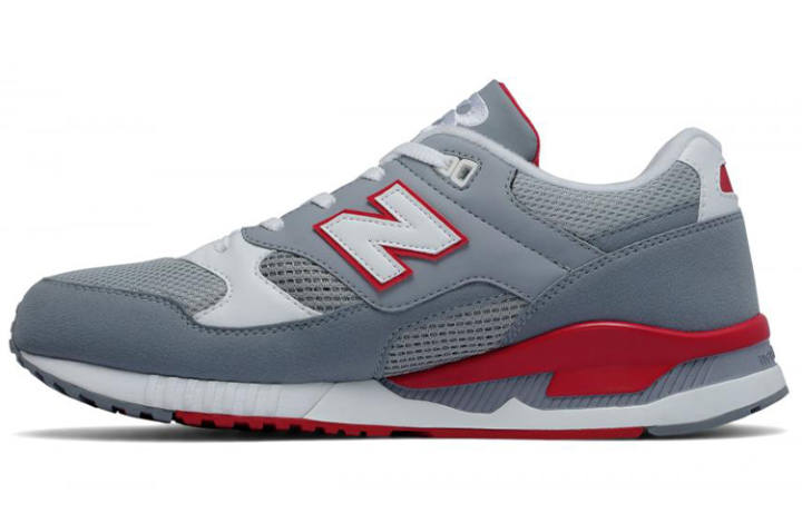 New Balance New Balance 530 Leather Textile 'Grey Red'