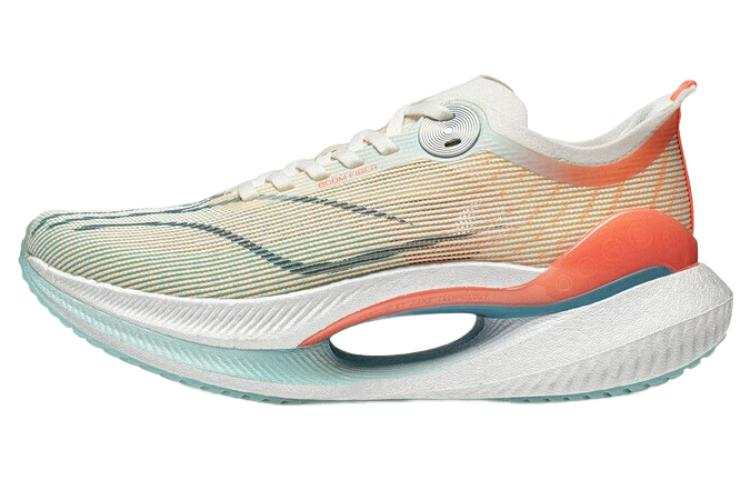 Li-Ning Li Ning Shadow 2 Essential Versatile Cushioning Slip Resistant Low top Running Shoes Women's White Orange