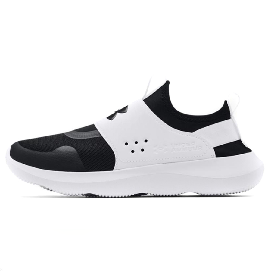 Under Armour Runplay Abrasion Resistant Low top Casual Running Shoes Men's Black White