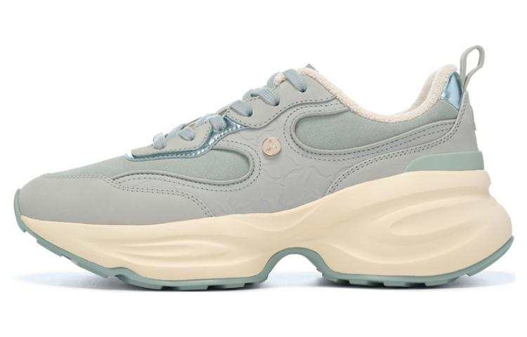 LI-NING 1990 LI NING 1990 Cloud Nichang Cushioning Rebound Low top Running Shoes Women's Light Green