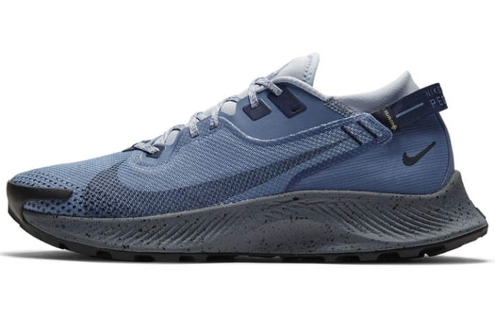 Nike Nike Pegasus Trail 2 Low top Fabric Slip Resistant Cushioning Low top Running Shoes Men's Marine Blue