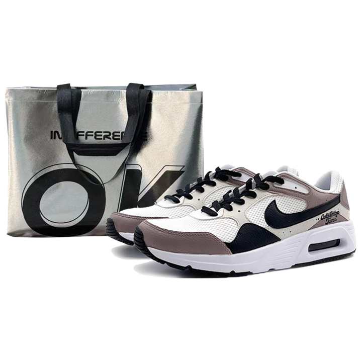 Nike Nike Air Max SC Abrasion Resistant Low top Running Shoes Men's White Gray