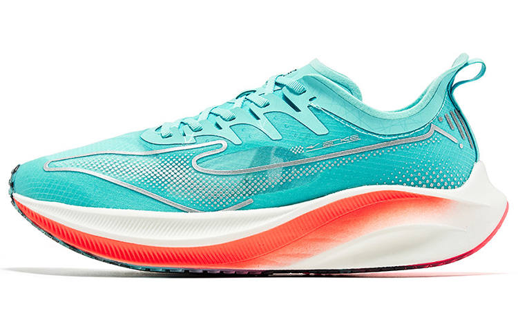 Erke Comfortable Cushioning Slip Resistant Abrasion Resistant Breathable Low top Running Shoes Women's Blue