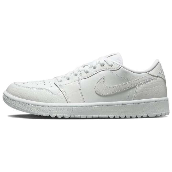 Jordan Jordan Air Jordan 1 Low OG Golf 'White Croc' Low top Casual Shoes Unisex White