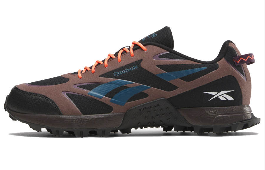 Reebok Abrasion Resistant Low top Running Shoes Unisex Black Orange