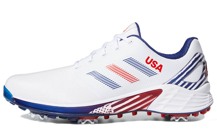 Adidas Adidas ZG21 Synthetic Leather Abrasion Resistant Low top Golf Shoes