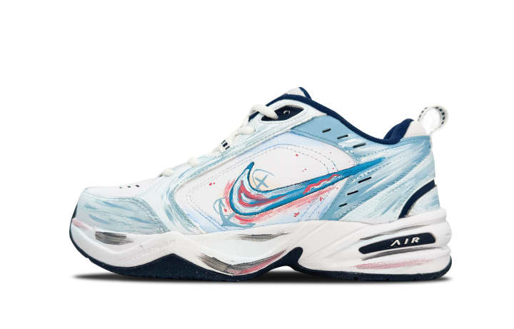 Nike Nike Air Monarch 4 Low top Chunky Sneakers Unisex Blue White