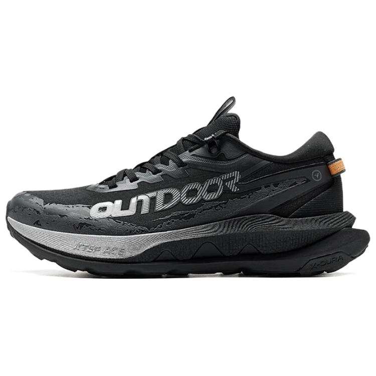 XTEP Wear resistant, Non slip And Breathable Low top Casual Shoes Men's Black