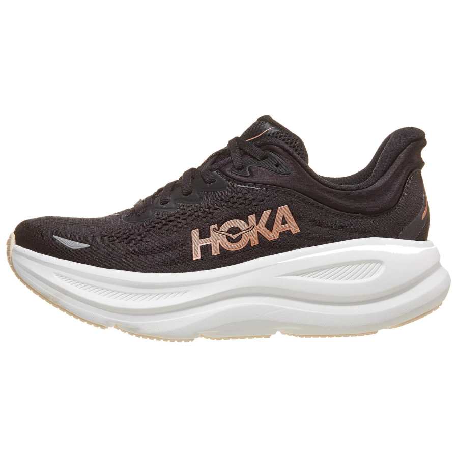 HOKA ONE ONE Bondi 9 Soft And Comfortable Cushioning, Wear Resistant Low top Long Distance Running Shoes Women's