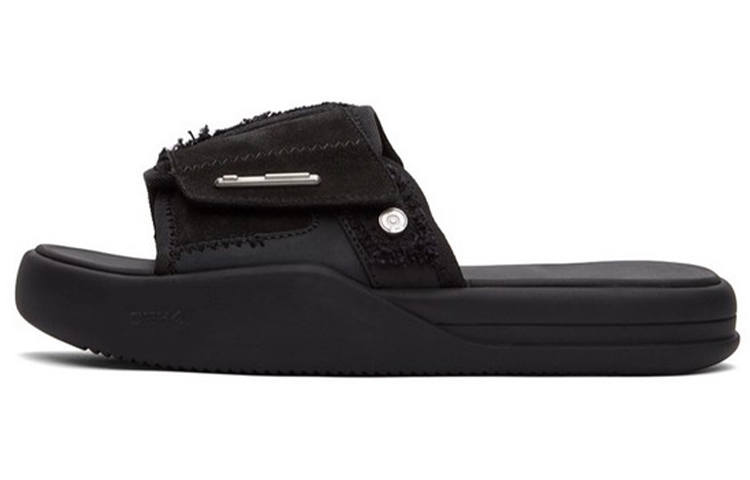C2H4 Slide Slippers Unisex Black