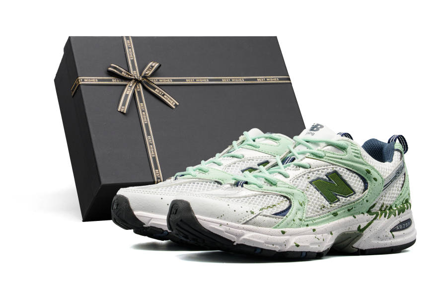 New Balance New Balance NB 530 Abrasion Resistant Low top Running Shoes Unisex White Green