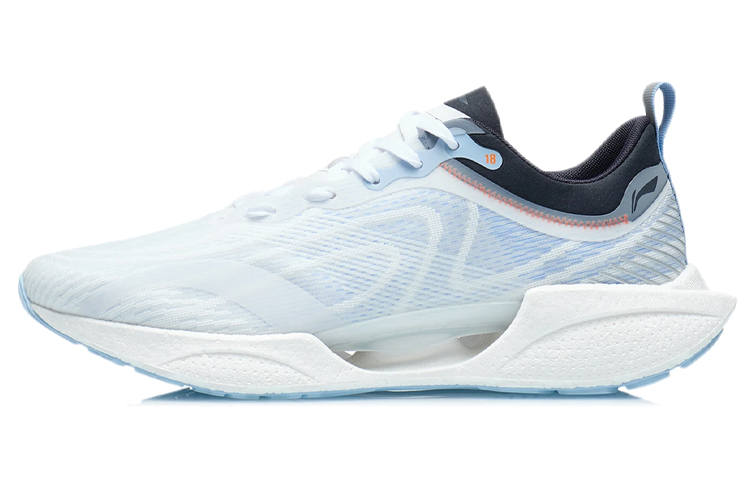 Li-Ning Li Ning Super Light 18 Running Shoes Men's Low Top Standard White/New Vivid Blue