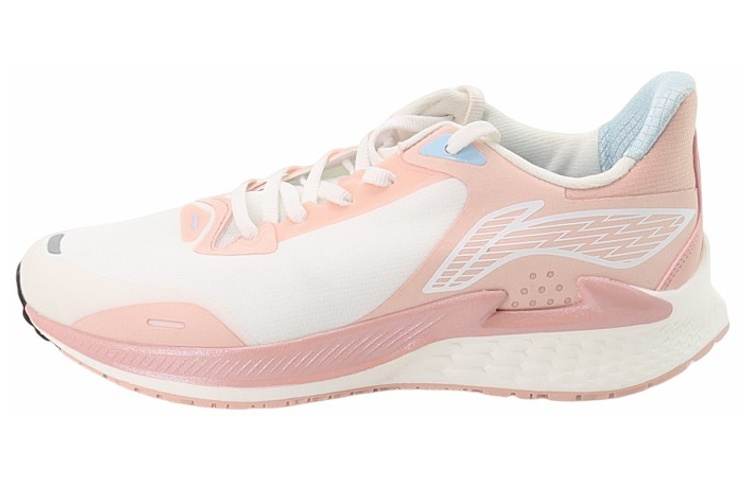 Li-Ning Li Ning Slip Resistant Abrasion Resistant Low top Running Shoes Women's Pink