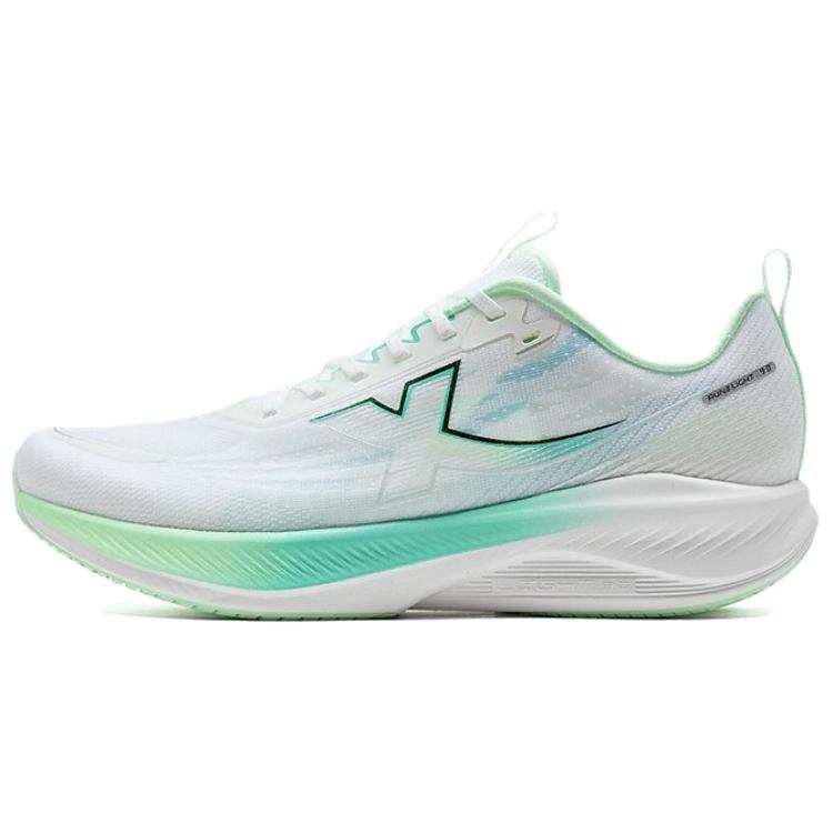 XTEP Light 9 Low top Casual Sprint Running Shoes Men's White Blue Green