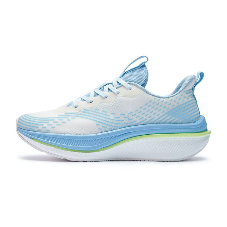 FINEPLAN FINEPLAN Cushioning Breathable Cushioning Breathable Low top True Popcorn Midsole Running Shoes Unisex White Blue