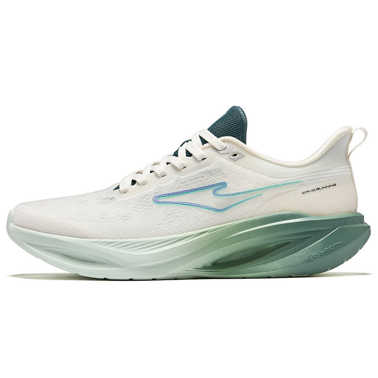Erke Cushioning Rebound Low top City Commuting Running Shoes Men's Microcrystal White Pine Green