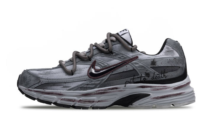 Nike Nike Initiator Slip Resistant Low top Running Shoes Men's Gray Black