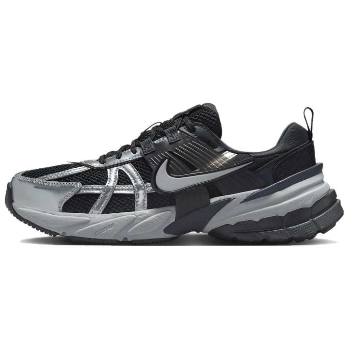 Nike Nike V2K Run Black Metallic Silver Women's
