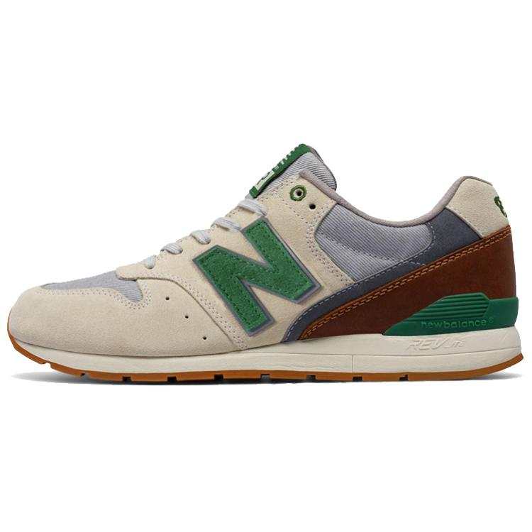 New Balance New Balance NB 996 Comfortable Low top Running Shoes Men's Beige Green