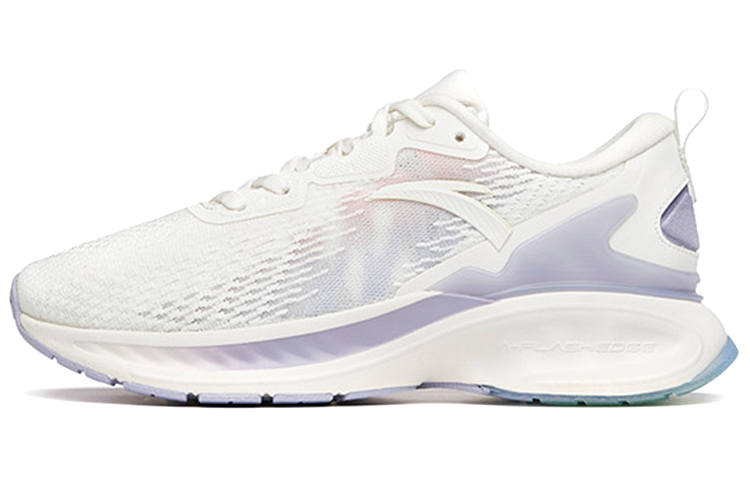 Anta Tron 1.5 Big Data Cushioning Breathable Cushioning Breathable Low top Running Shoes Women's White Purple