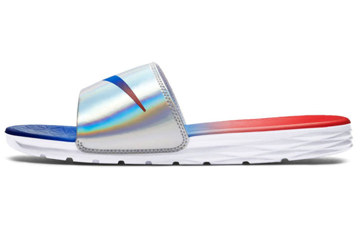 Nike Nike New Style Nike Benassi Solarsoft Rio Olympics Blue/red
