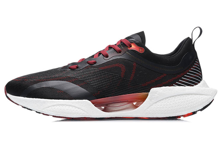 Li-Ning Li Ning Super Light 18 䨻 Low top Running Shoes Men's Black Red