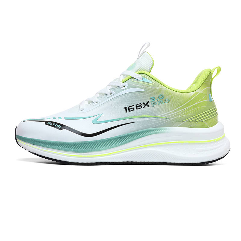 PALATIAL PALATIAL Light Breeze Running Shoes Unisex Low Top Orange/Neon Green